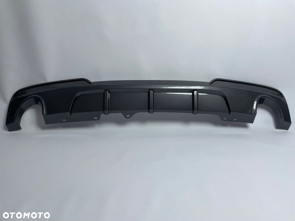 BMW F10 F11 Dyfuzor Tylnego Zderzaka Dokładka Spoiler Carbon Look - 5