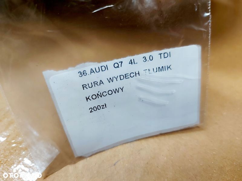 audi q7 1 i 4l 3.0 tdi tłumik końcowy tylny rura wydech - 7