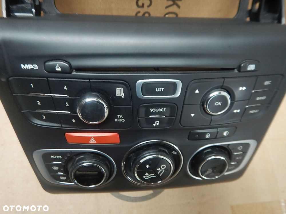 panel sterowania nawiewu citroen c4 ii 9675882277 - 5