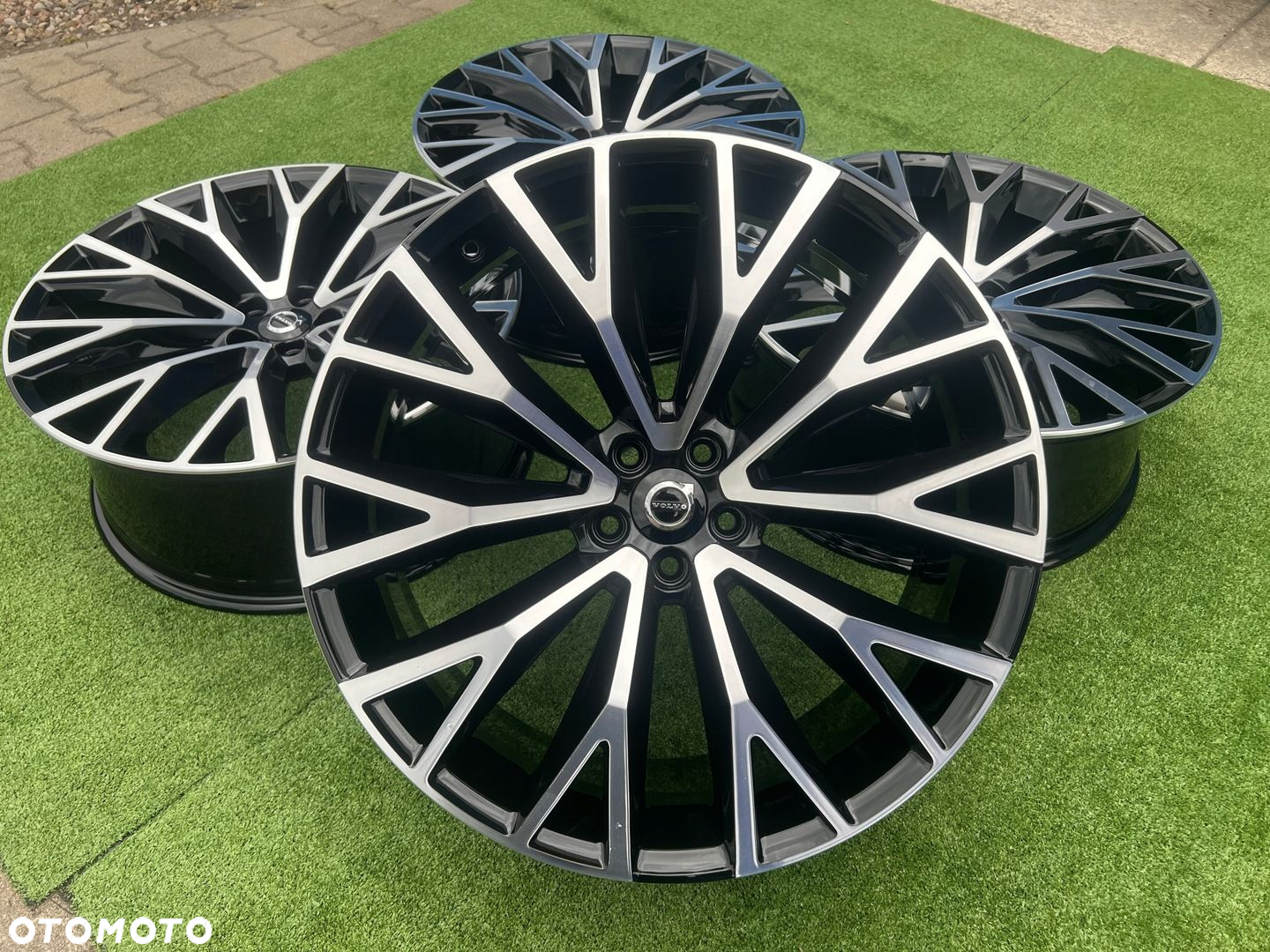 KOMPLET FELG FELGI ALU VOLVO XC60 XC90 R DESIGN 22 ET43 5X108 ORYGINALNE - 2