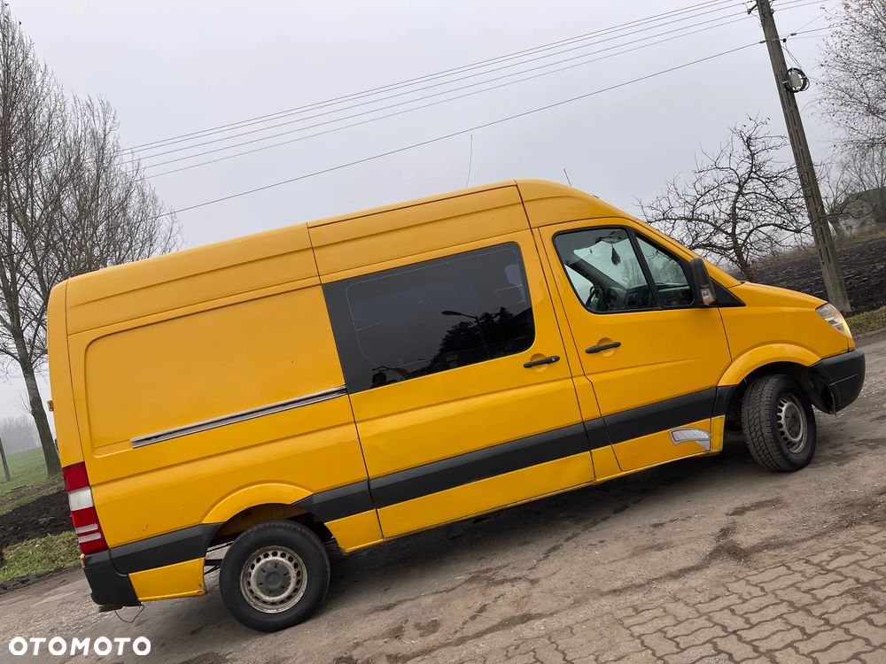 Mercedes-Benz Sprinter W906 313 CDI Średni Średniak L2H2 Brygadówka 6 Osobowy 6 Osób Dubel kabina 2009 ROK - 7
