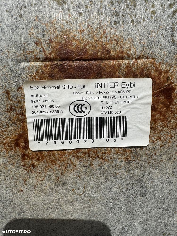 Plafon negru M pachet bmw seria 3 e92 - 5