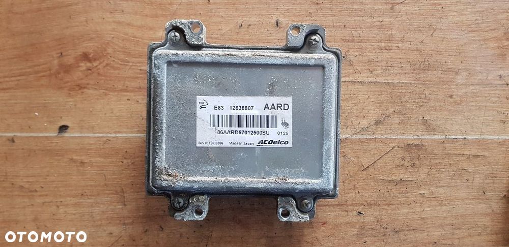 OPEL ASTRA J 1.6 16V XER STEROWNIK SILNIKA 12638807 - 2