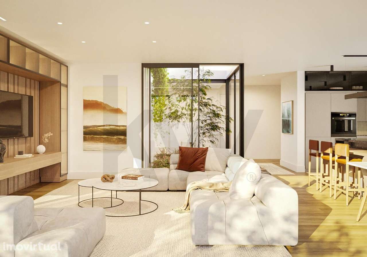 Moradia T4 Térrea com Piscina e Jardim Interior em Fernão Ferro - Grande imagem: 5/10