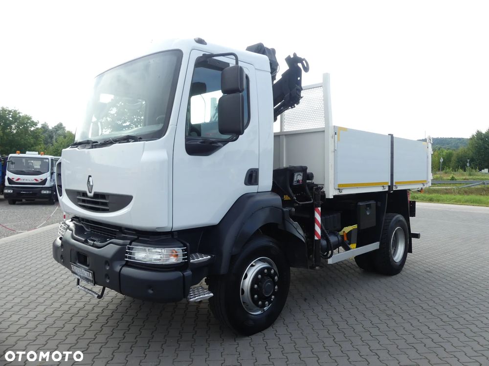 Renault MIDLUM 180  4x4 / WYWROTKA + HDS HIAB SKŁADANY W Z / - 5