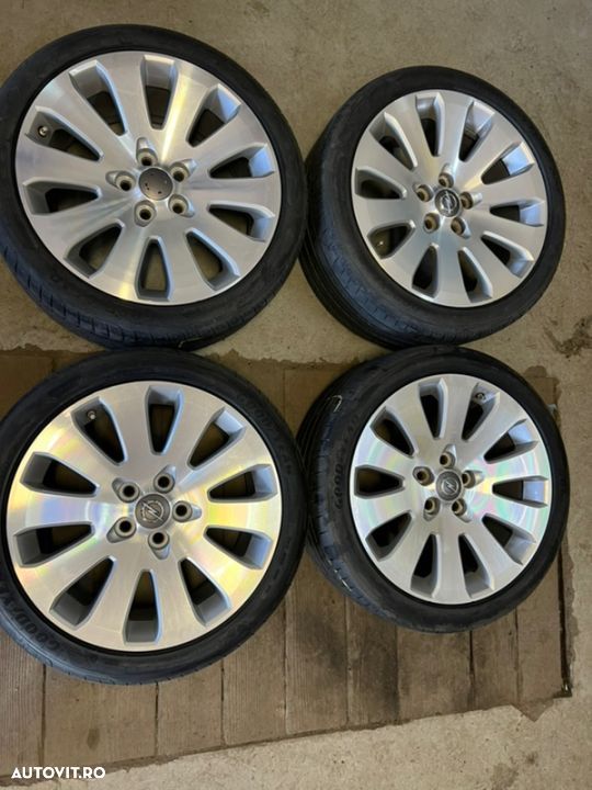 vând jante originale Opel Insignia pe 19” cu anvelope de vară - 1