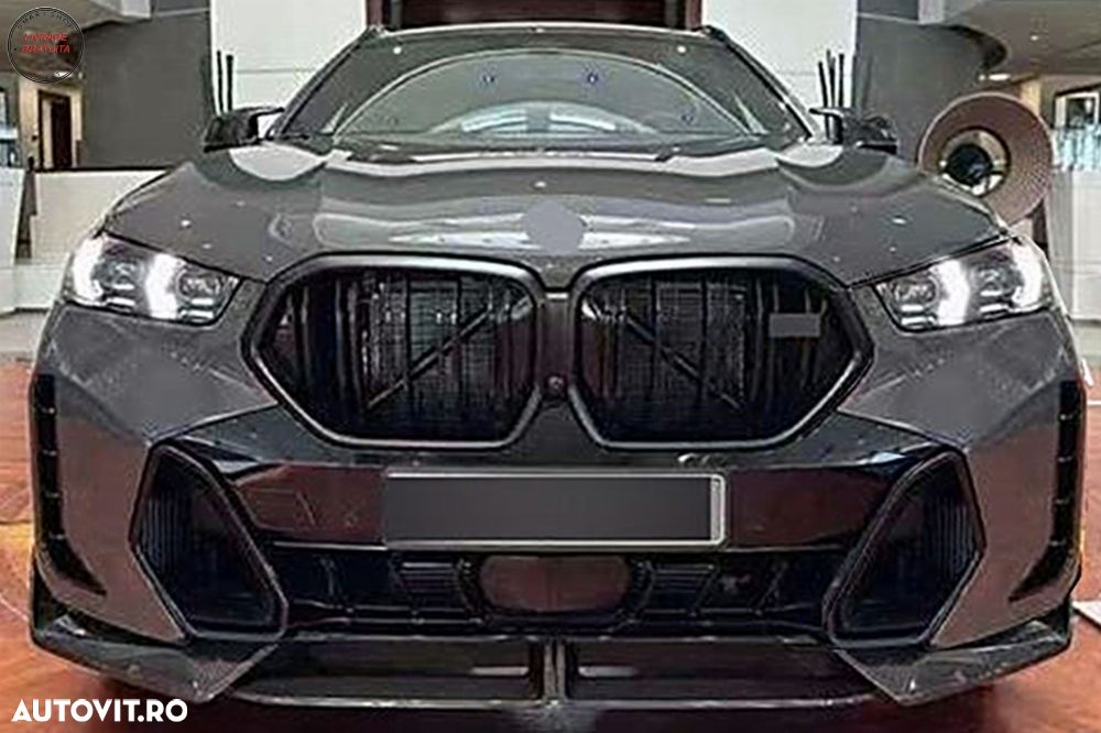 Pachet Exterior Aero BMW X6 G06 LCI M-Sport (2024-) Black Knight Design Negru Luci- livrare gratuita - 21