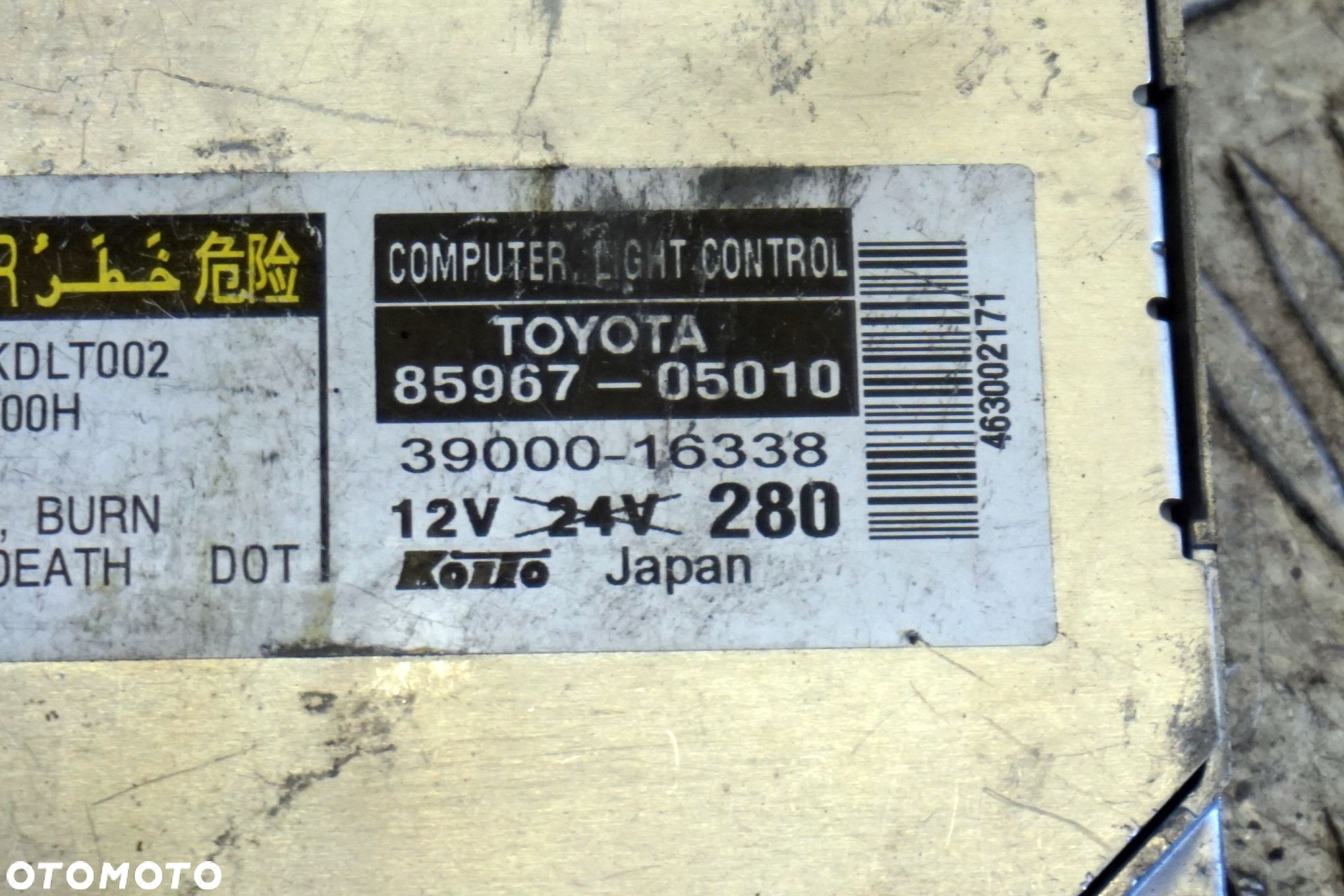PRZETWORNICA XENON VEL SATIS PH1 8200051260 39000-16170 85967-05010 39000-16338 RENAULT 2001-2004 - 11