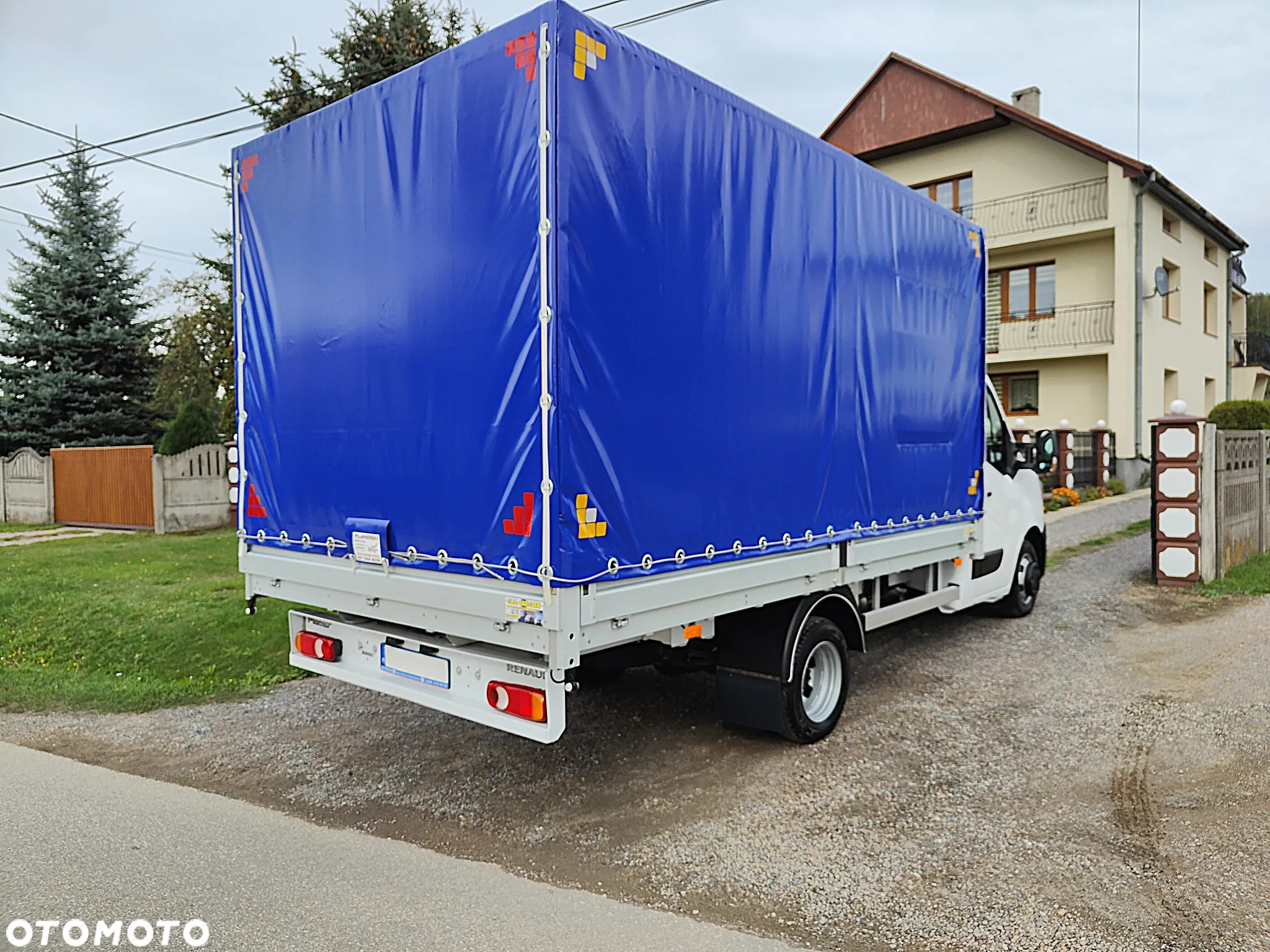 Renault Master 2.3 DCI 135KM** BLIŹNIAK** Skrzynka-Plandeka** PAKA 8-EuroPalet +1xFIRANKA** POLSKI SALON** 197 tyś KM** DMC do 3.5T kat.B** - 5