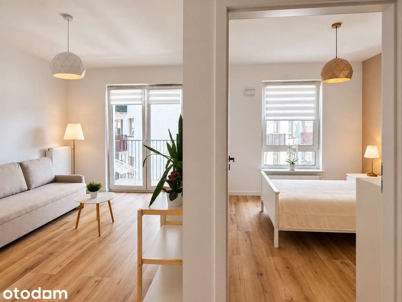 Nowoczesny apartament z balkonem | Wola Skwer | 42 m²