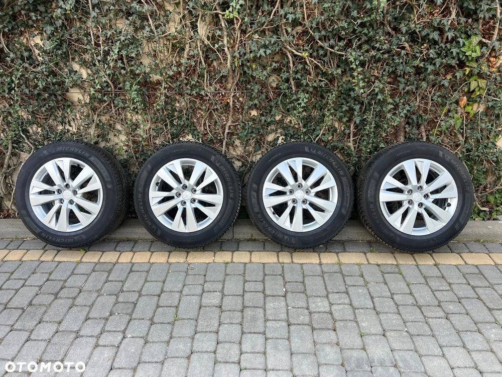FELGI ALUFELGI ALUMINIOWE 17 7J ET42 OPONY KOŁA  215 65 17 MICHELIN ALPIN 7  2024  ROK 7mm PEUGEOT 3008 5008 II LIFT SUPER ZESTAW - 1