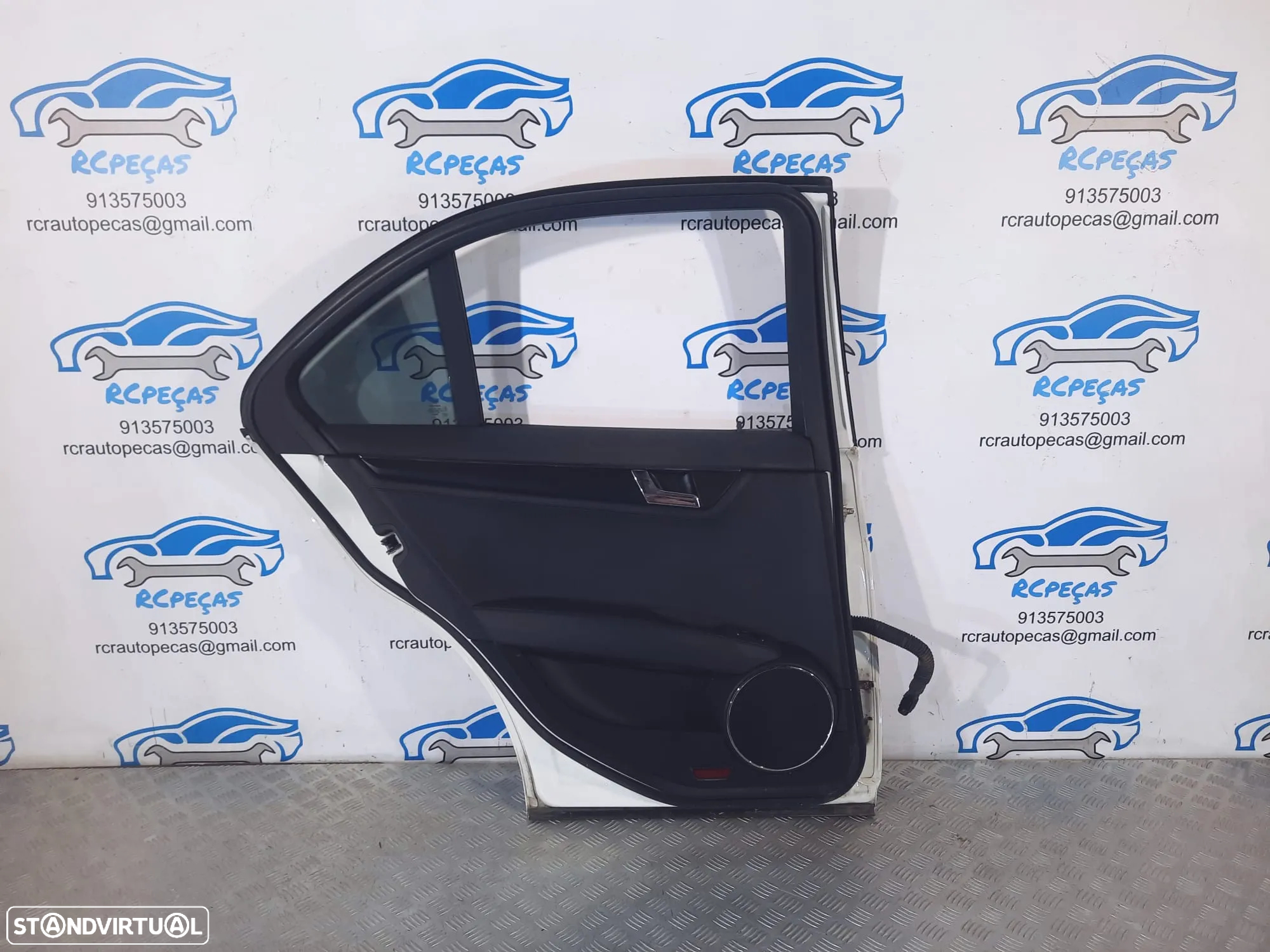 .PORTA TRASEIRA TRÁS ESQUERDA MERCEDES-BENZ C CLASS W204 SEDAN CARRO A2047300105 2047300105 QUARTELAS MOTOR PUXADOR VIDRO - 6