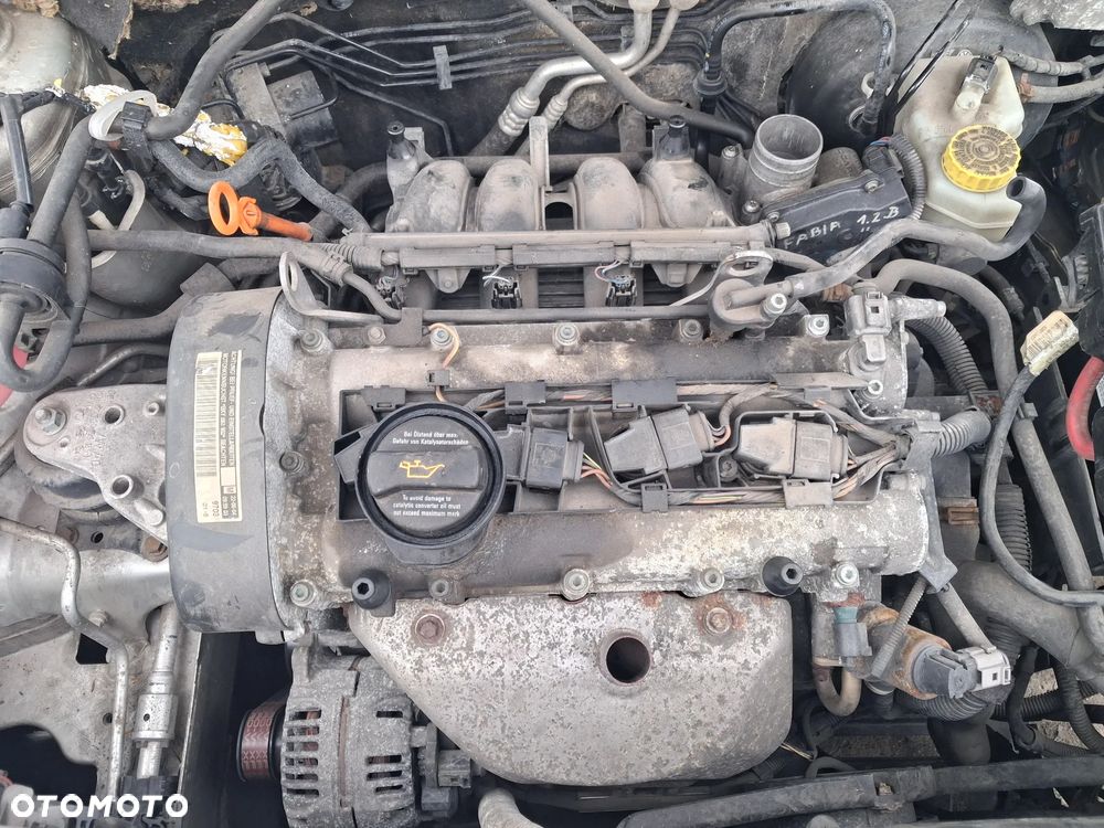 Silnik kompletny 1.4 16V 75KM BKY SKODA VW SEAT FABIA I 1 POLO IBIZA III 3 IV 4 Cordoba DO ODPALENIA TEST Mały Przebieg - 1