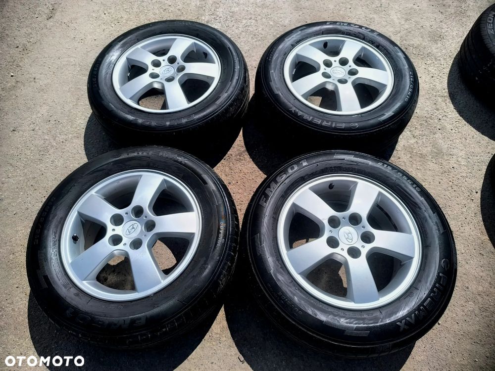 5x114,3 Felgi Aluminiowe Alufelgi 5x114 16 Koła Letnie Lato KIA SPORTAGE HYUNDAI IX35 TUCSON SANTA FE MITSUBISHI ASX OUTLANDER Legnica ALU-RAD 215/65 5mm - 1