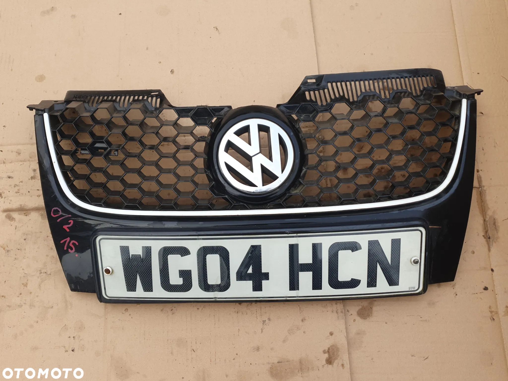 ATRAPA PRZÓD PRZEDNIA GRILL GRIL VOLKSWAGEN VW GOLF 5 GTI TUNING! PLASTRY MIODU! - 1