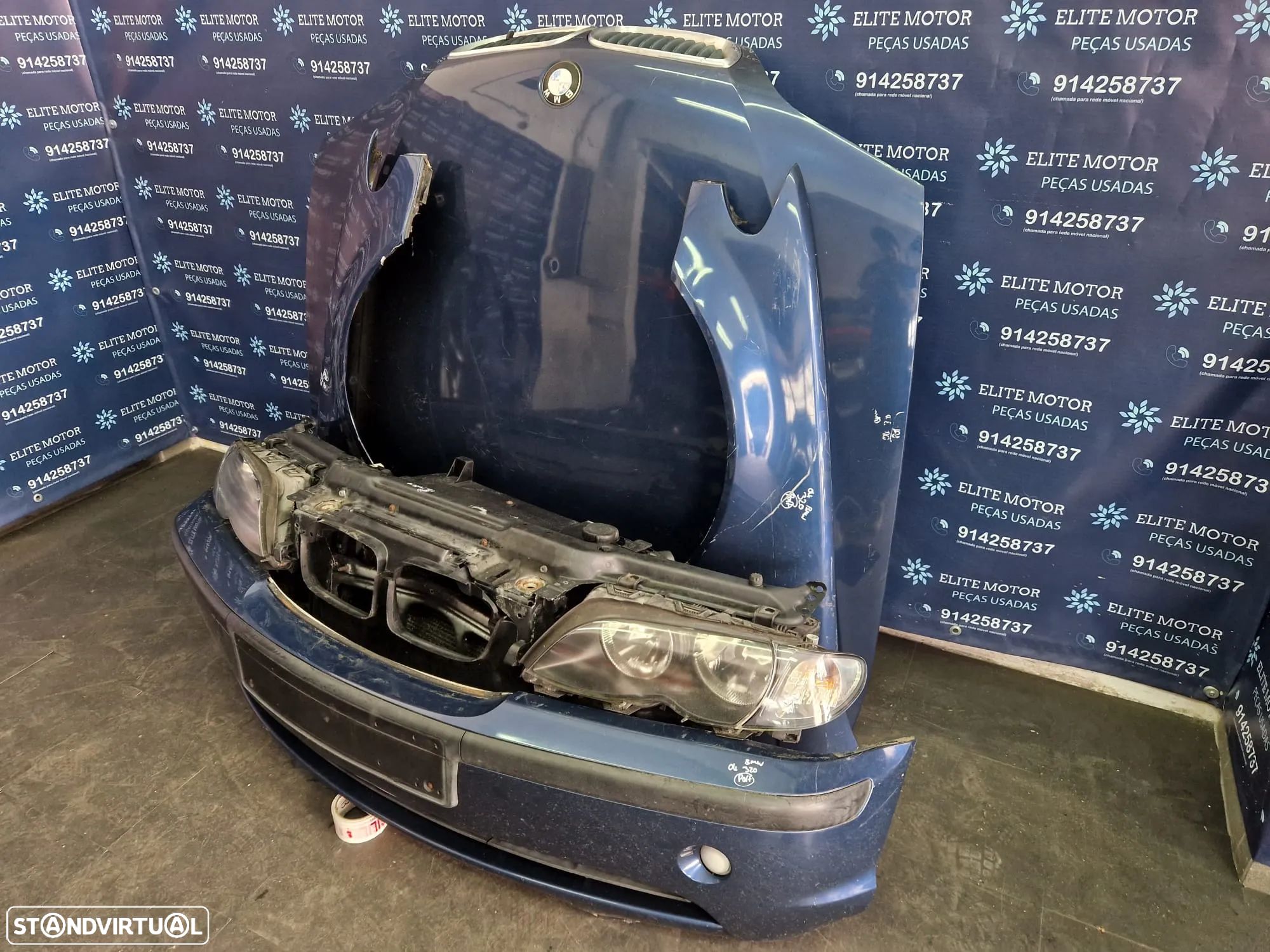 Frente completa usada BMW E46 320D FASE 2 SEDAN TOURING parachoques guardalamas capot oticas - 1