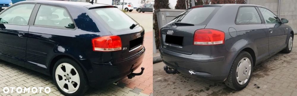 SŁUPSK NOWY KOMPLETNY WYPINANY AUTO HAK HOLOWNICZY do AUDI A3 3 DRZWI 8P 2003-2008 - 2