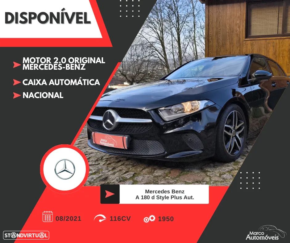 Mercedes-Benz A 180 d Style Plus Aut. - 2