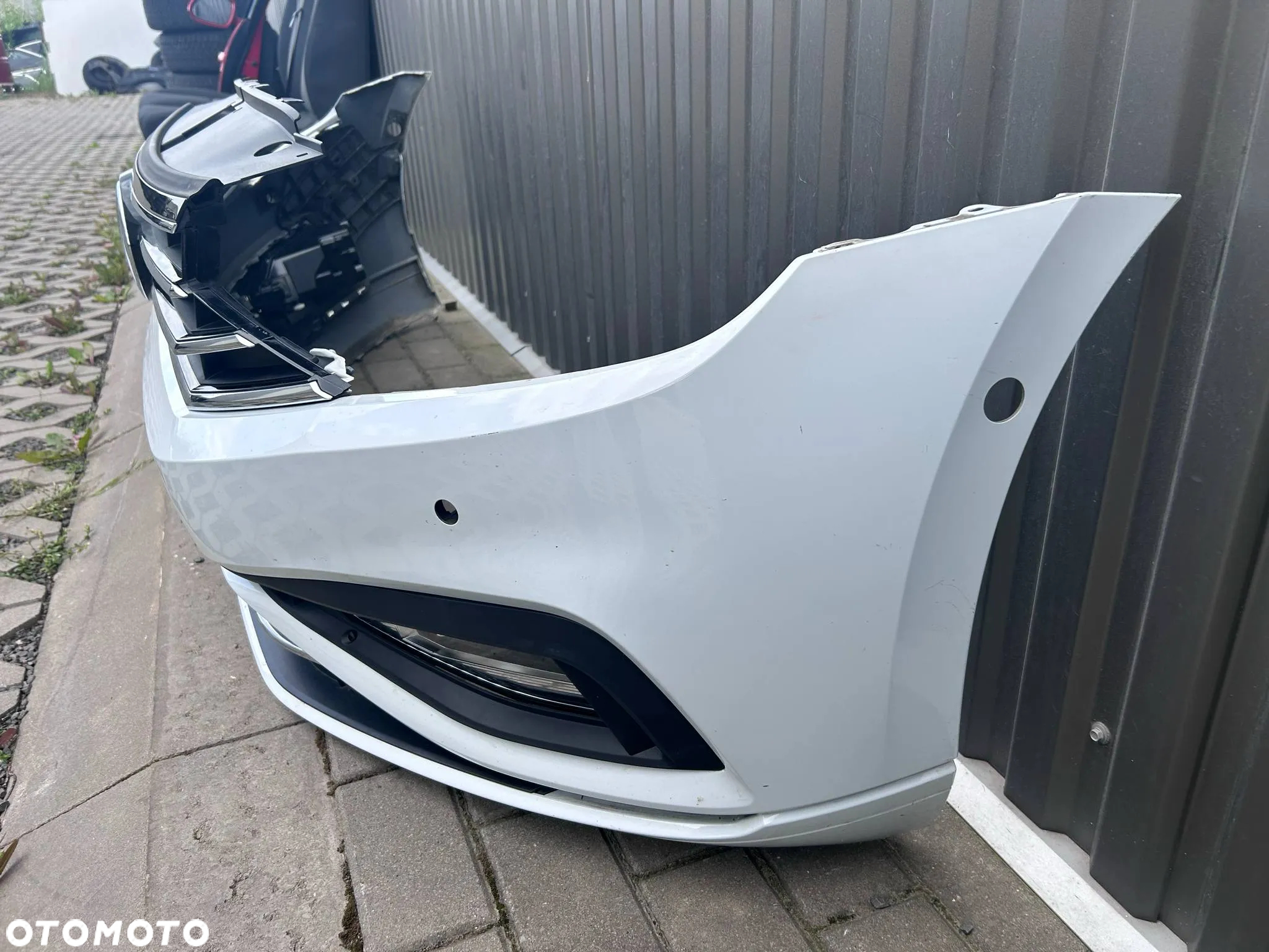 Vw Passat B8 Lift Zderzak Przód Przedni Kompletny 6xPDC LS9R - 5
