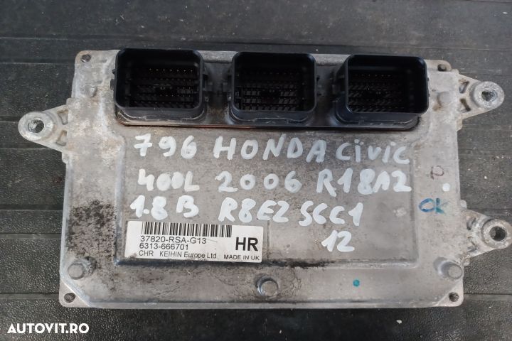 Calculator motor ECU 37820-RSA-G13 - 1.8 B 37820-RSA-G13 - 1.8 B Hond - 1