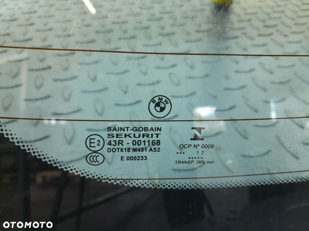 BMW 3 F31 SZYBA TYŁ TYLNA KLAPY BAGAŻNIKA - 2