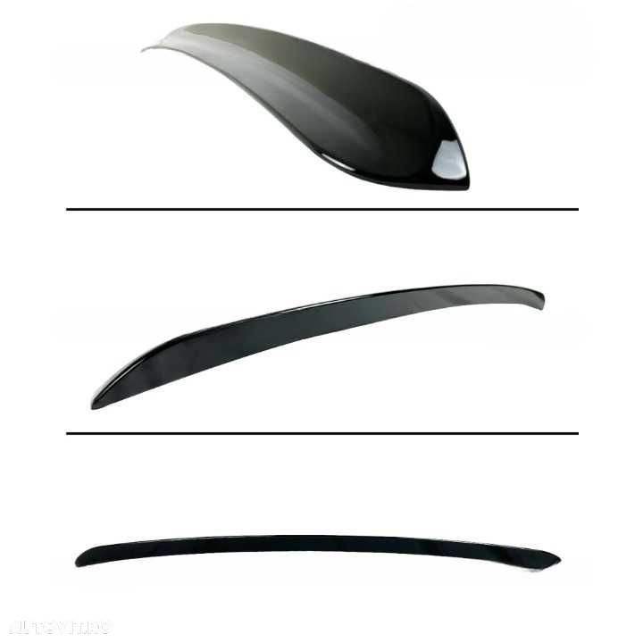 Eleron Luneta Lip Spoiler Geam VW Volkswagen Passat CC, Negru Lucios - 4
