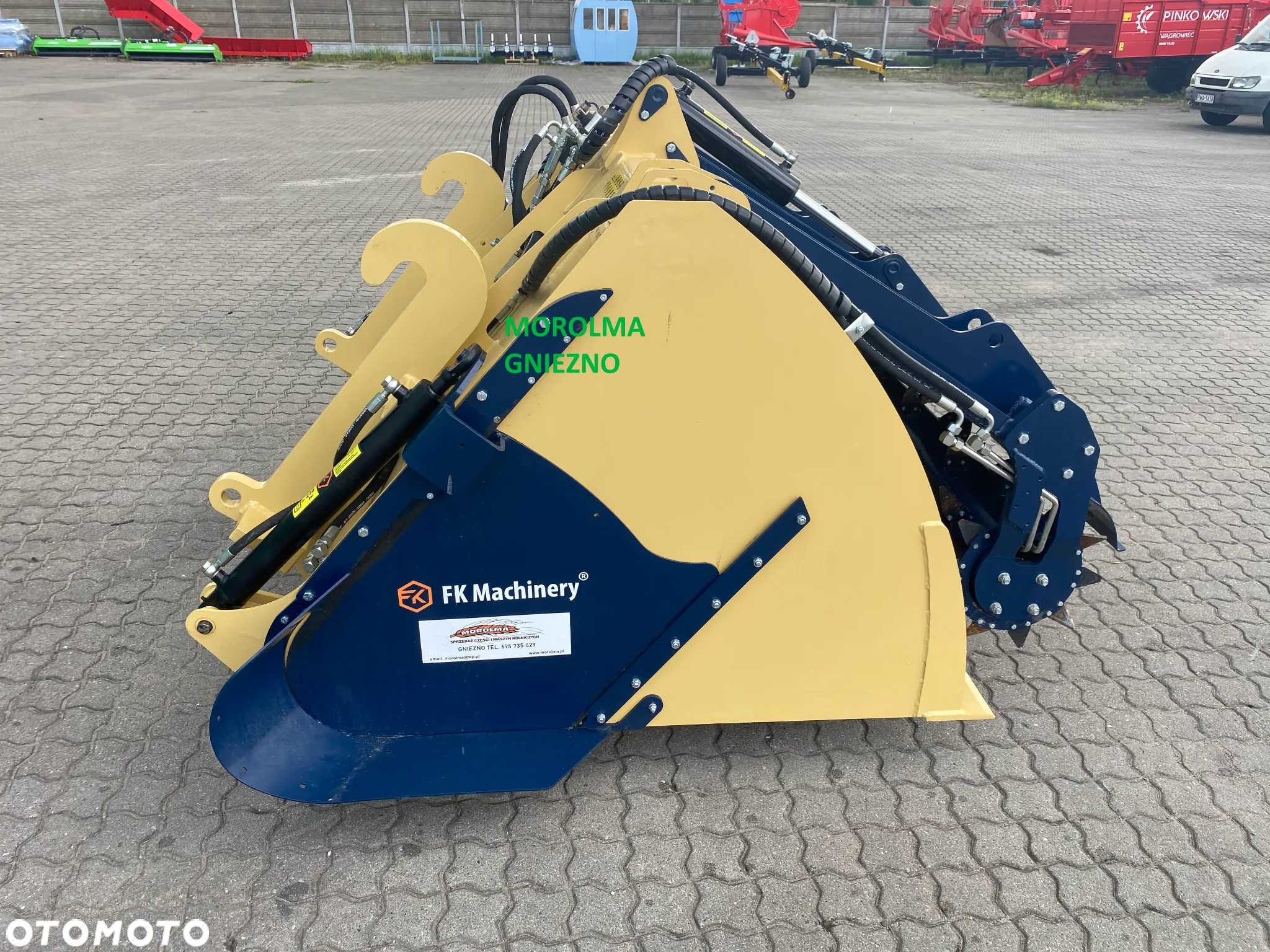 Szufla (łyżka) ślimakowa objętościowa z frezem hydraulicznym i nożami dokręcanymi KOŁASZEWSKI moc. JCB Q-Fit ( 2 silniki ) - 10