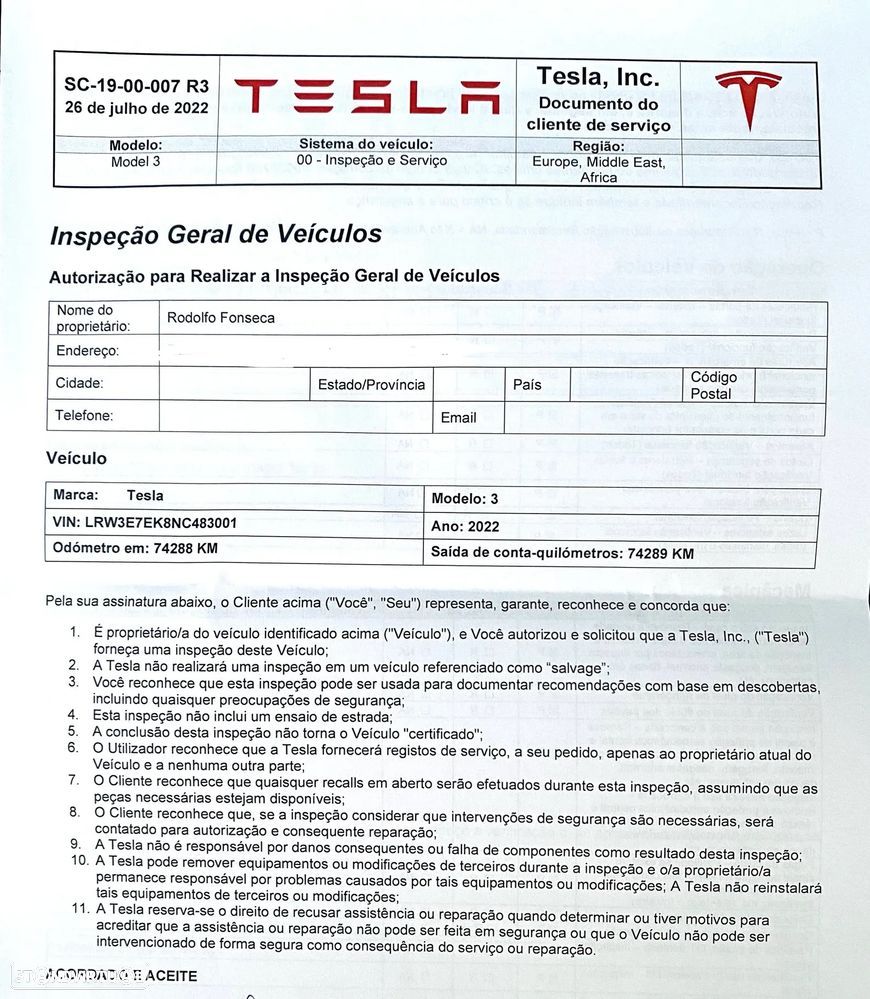 Tesla Model 3 Long Range Tração Integral - 14