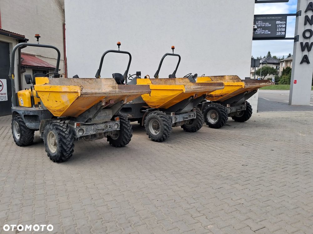 Wacker Neuson wozidło budowlane obrotowe 4 t tony hydrostat/automat oświetlenie obrót + kiper silnik Yanmar 44 KM nowe opony przód ROPS 4x4 3 6 t ładowność D04-02 Terex Thwaites JCB Mecalac Ausa 4001s wywrotka kamera - 14