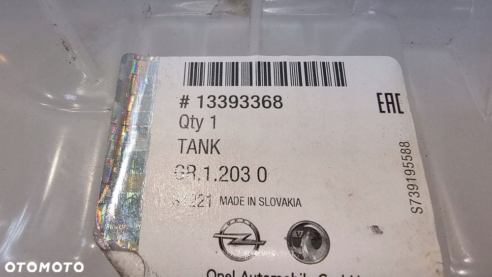 ZBIORNICZEK WYRÓWNAWCZY OPEL ASTRA J IV NOWY ORYGINAŁ