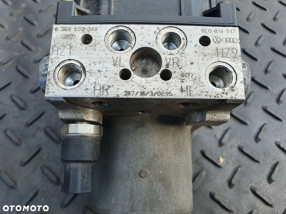 AUDI A4 B6 POMPA ABS STEROWNIK 0265225048 8E0614517 0265950011 BOSCH ORYGINAŁ POSIADAM 2SZT - 5