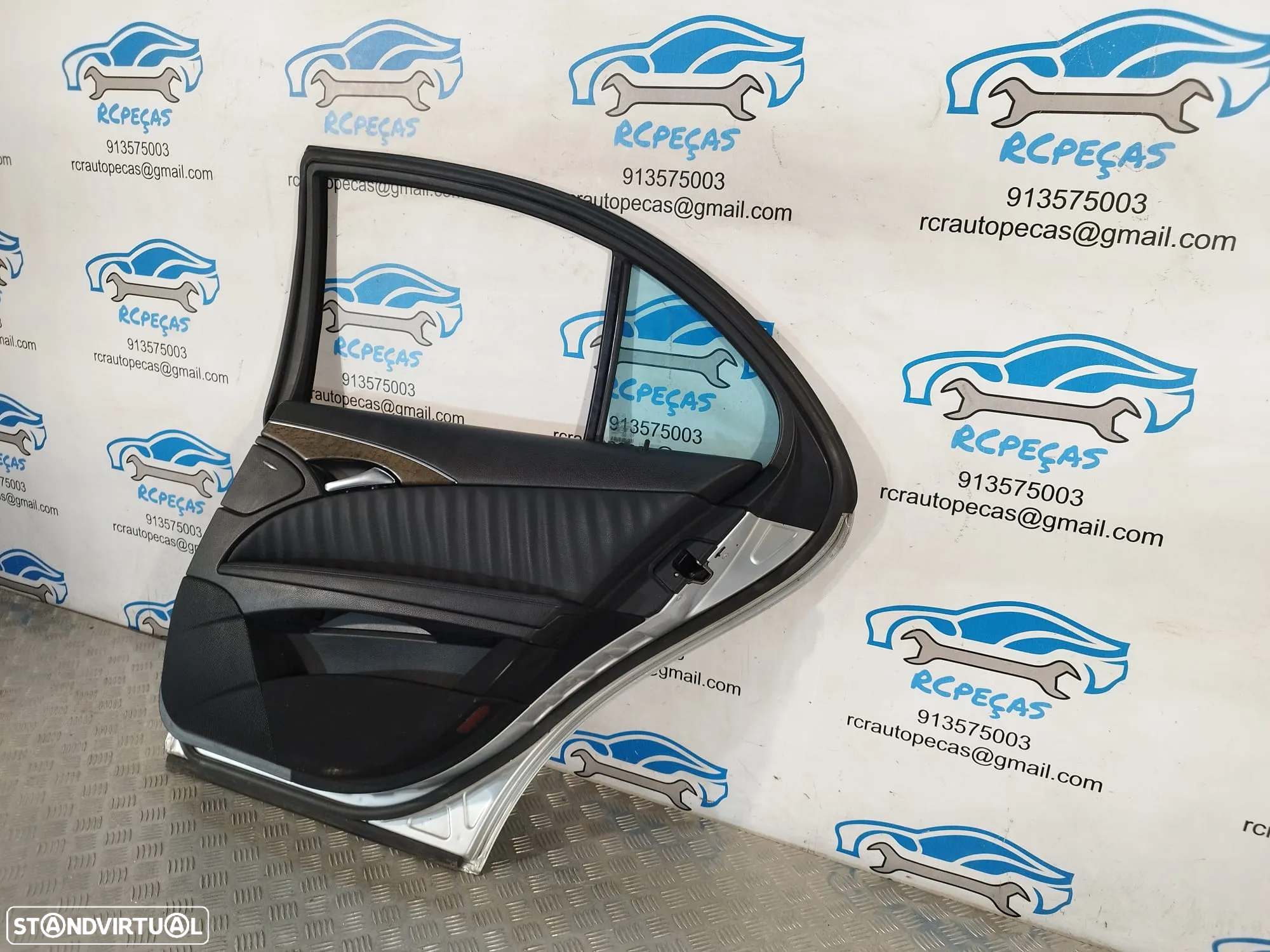 PORTA TRASEIRA TRÁS DIREITA MERCEDES BENZ CLASS CLASSE E W211 A2117300205 2117300205 FECHO ELEVADOR MOTOR PUXADOR - 5