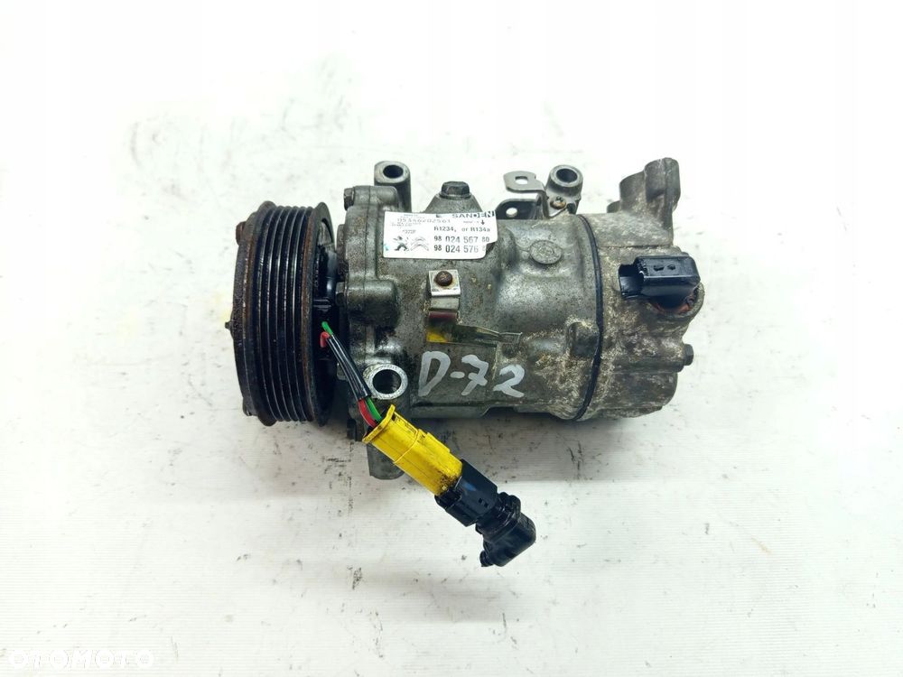 KOMPRESOR KLIMATYZACJI Citroen C4 DS4 DS3 Peugeot 308 5008 9802457680 - 1