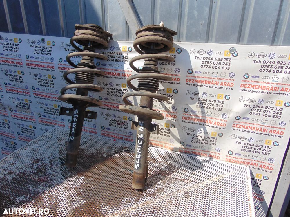 Telescop cu arc fata Renault Scenic 2 AN2003-2009 telescoape arcuri fata stanga dreapta megane 2 - 2