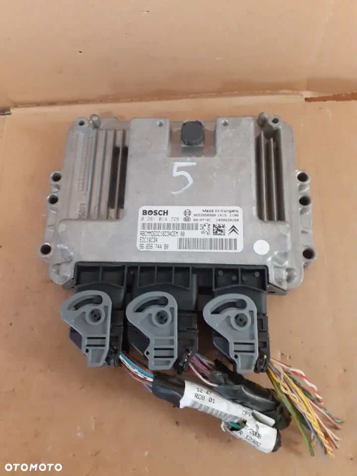 CITROEN C4 PICASSO I 1.6 HDI KOMPUTER 0281014729 - 1