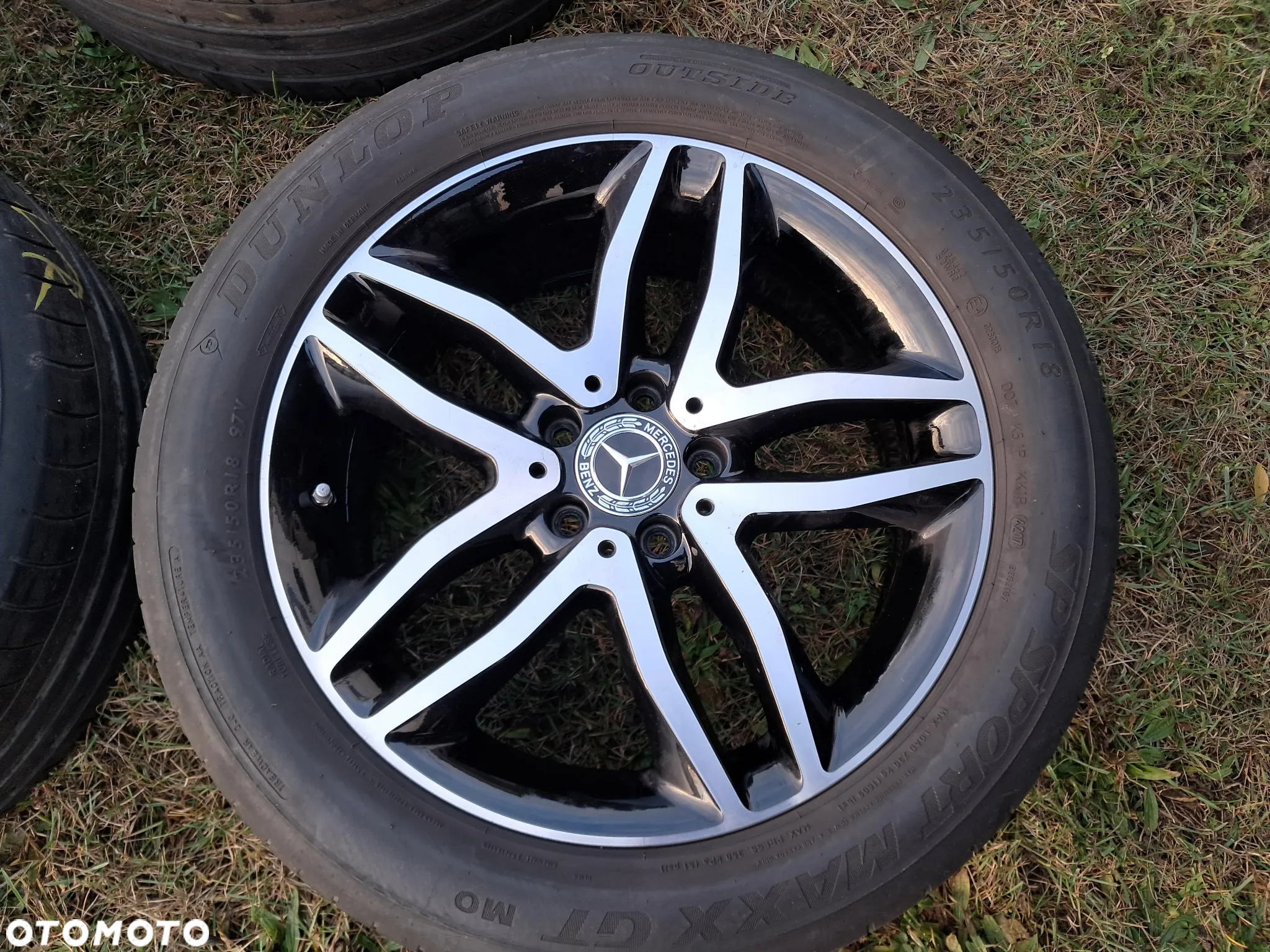 Fekgi aluminiowe Mercedes GLA B klasa a klasa Vito 447 7Jx18" et46 czujniki tpms - 3