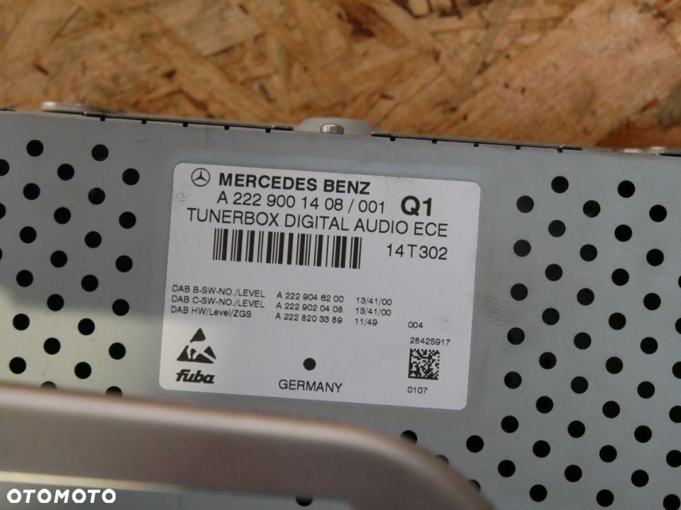 TUNERBOX TUNER RADIA MERCEDES S-KLASA W222 14' A2229001408 - 2