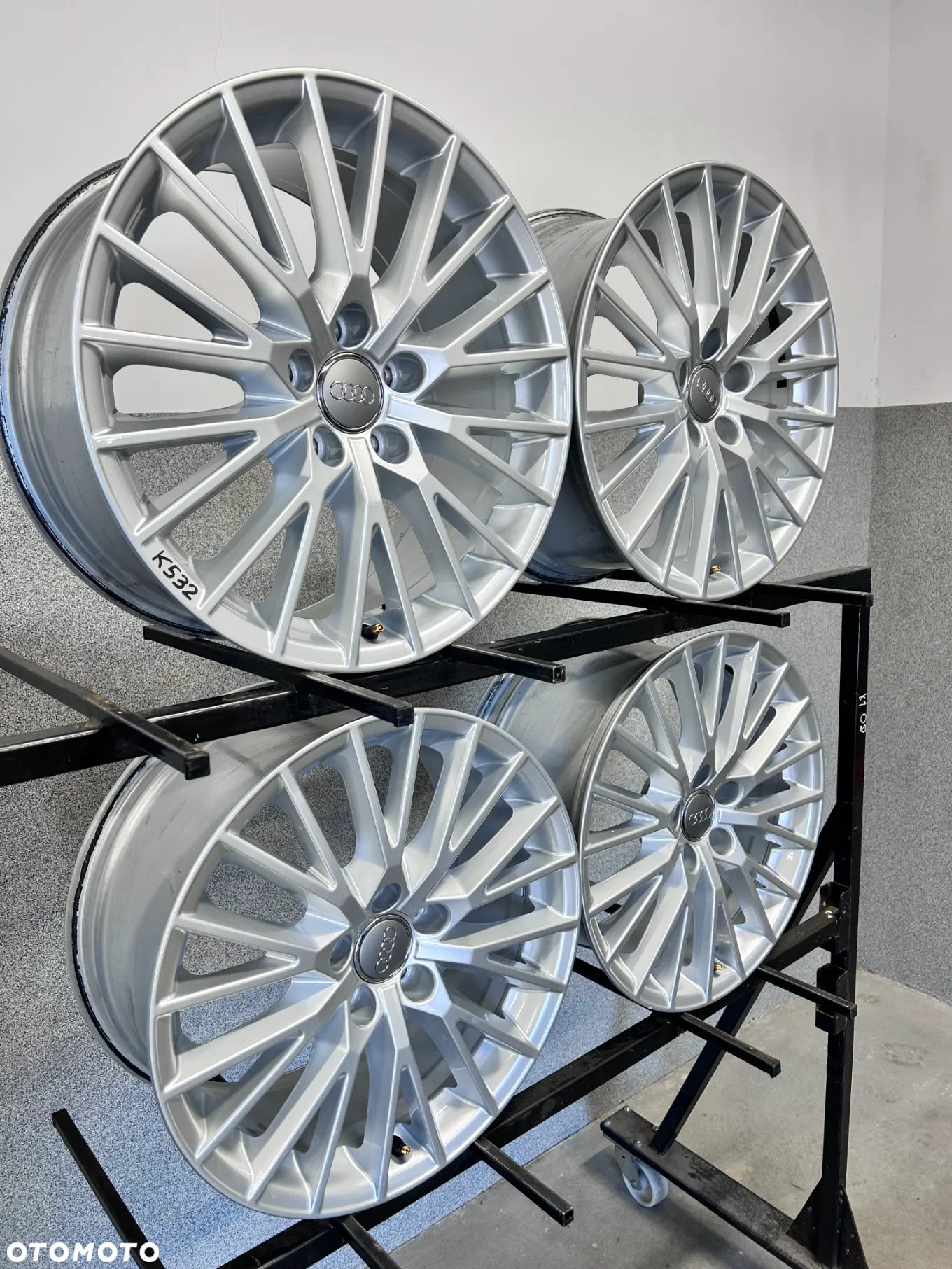 4 FELGI ALU. AUDI TT 8S0 S-LINE, AUDI A3  18'' E8,5J  ET50 - 13