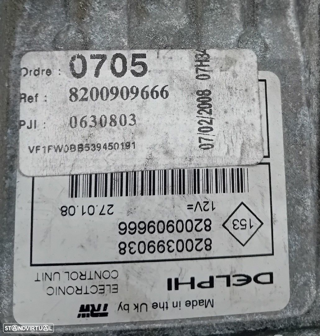 Centralina motor / ECU RENAULT Kangoo Express (FW0/1_) - 4
