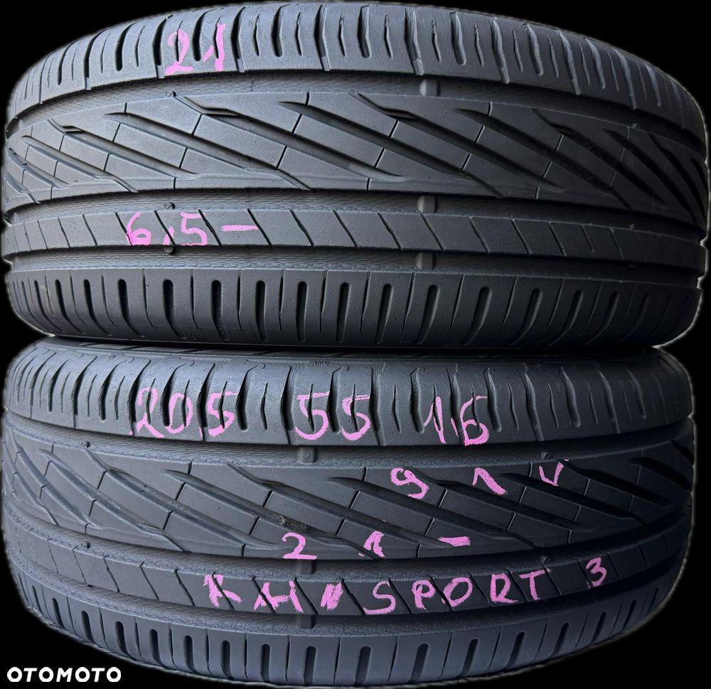 2 x 205/55R16 Uniroyal Rainsport 3 - 1