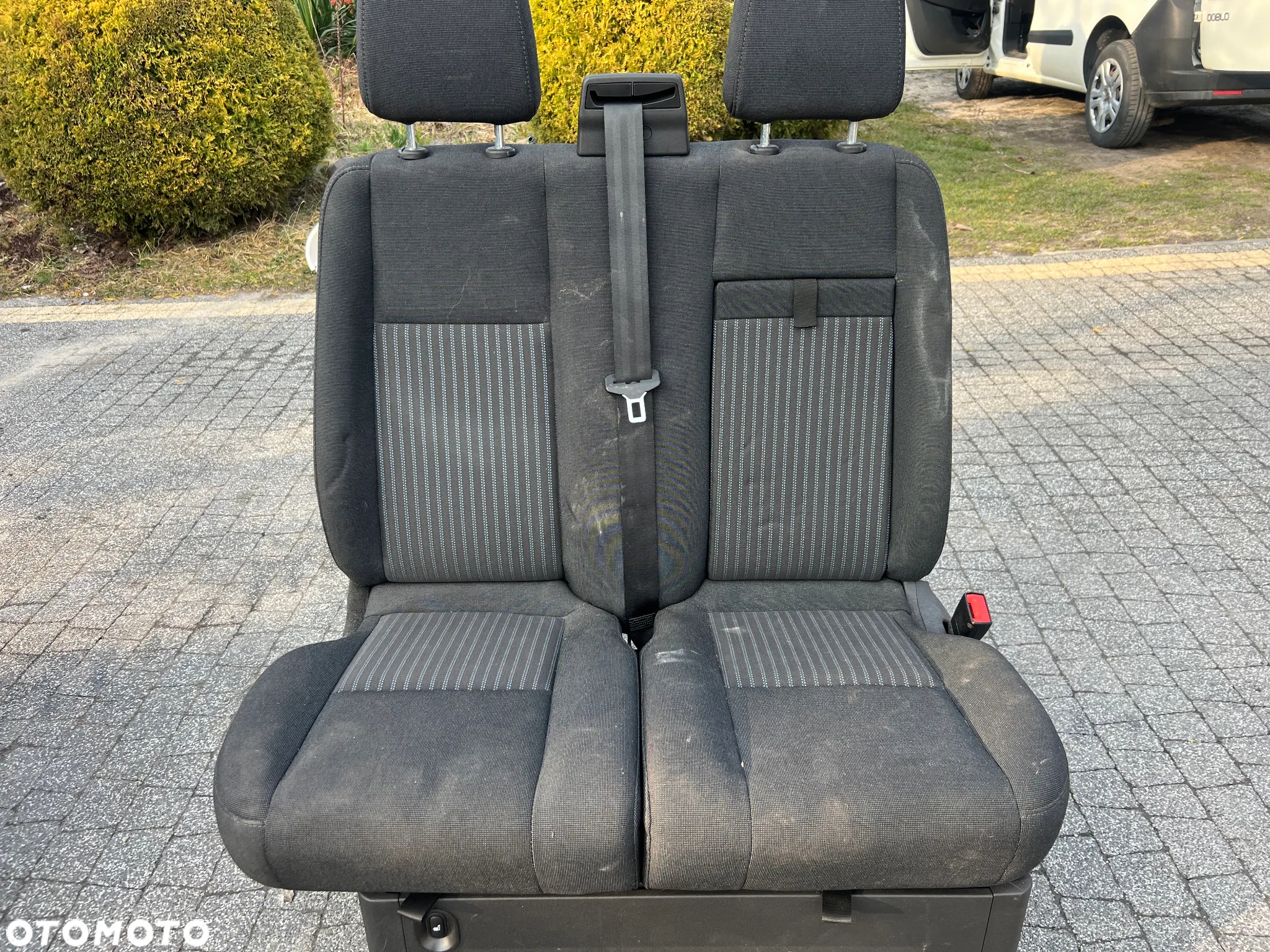 KANAPA FOTEL FOTELE ŁAWKA DWÓJKA FORD TRANSIT MK8 PODGRZEWANE - 10