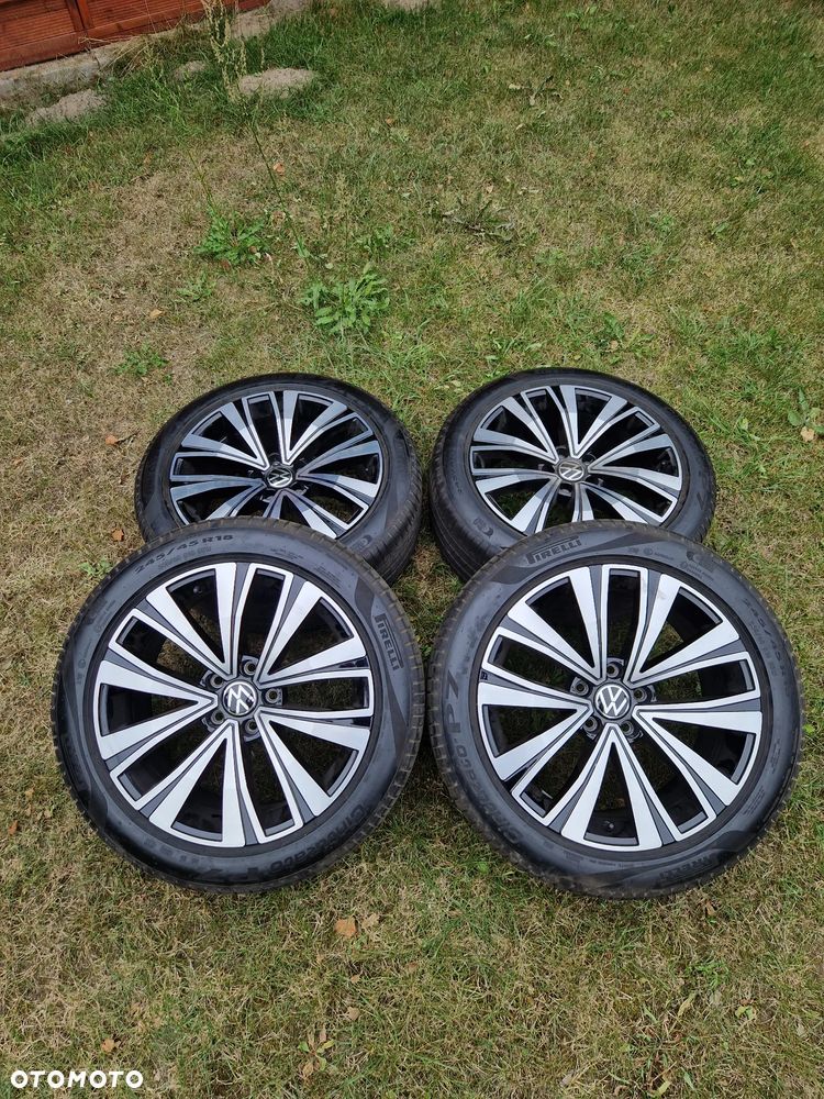 Kola kpl OE VW rozmiar  8JX18H2, Pirelli Cinturato P7 245/45, Użytkowane jeden sezon - 3
