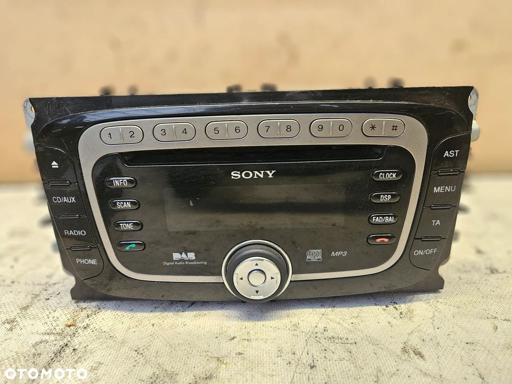 Radio Sony Ford Mondeo MK4 S-max mk1 Lift Kod - 1