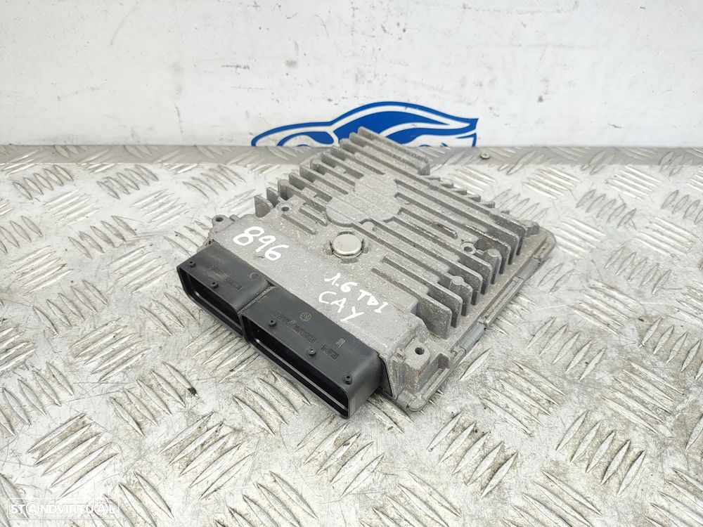 Centralina de motor ECU original VWAG Continental VW Volkswagen Touran 1T 1.6 TDI CAY CAYC 105cv - 2