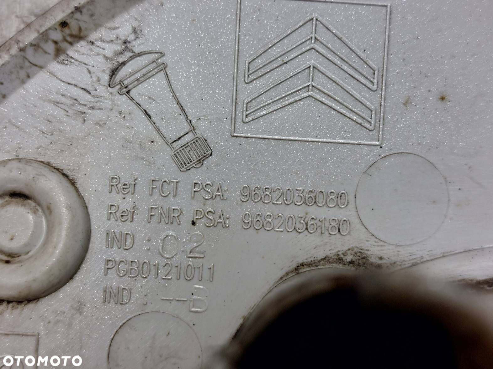 DEKIELEK KOŁPAK FELGI KOMPLET CITROEN 9682061980 - 4