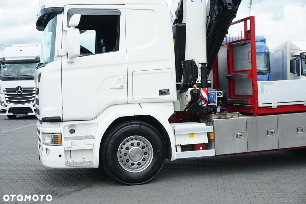 Scania G 490 / 6 X 2 / SKRZYNIOWY + HDS / HMF 3220 K7 / WYSIĘG 18,9 M - 18