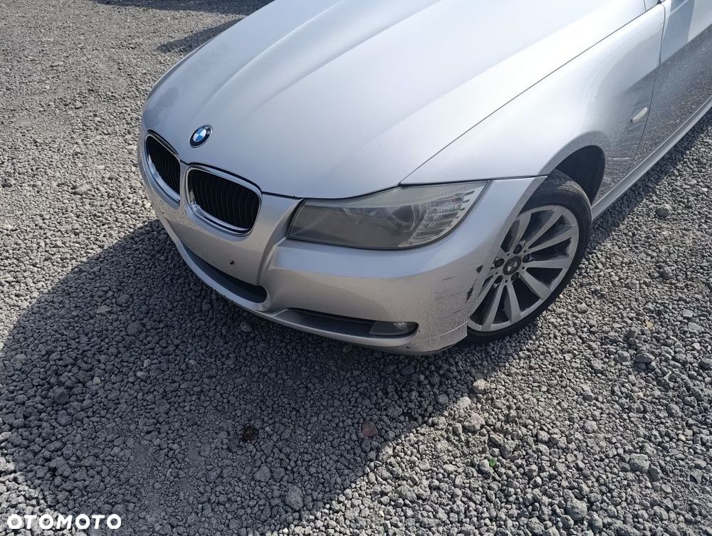 Przód kompletny BMW E90 E91 lift lci maska zderzak pas błotniki chłodnice 354 titansilber - 2