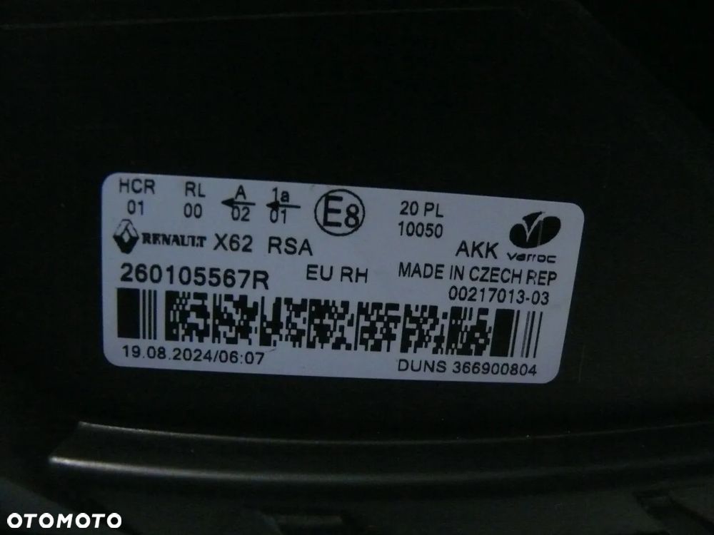 LAMPA PRZEDNIA PRAWA RENAULT MASTER IV LED EU 2019-2025 - 3