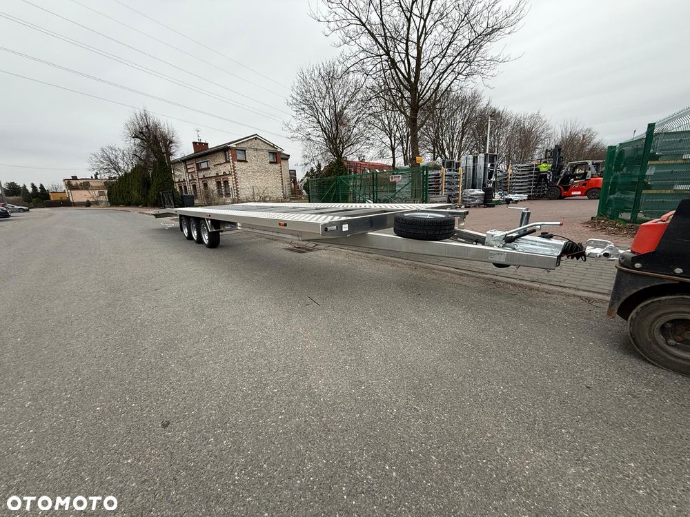 Gala BBG Laweta Gala Taurus 8535AL raz łamana 8,5x2,05m ALUMINIOWA 3 osie DMC 3500kg koła 195r13c super lekka dostawa MOTOMUS - 3