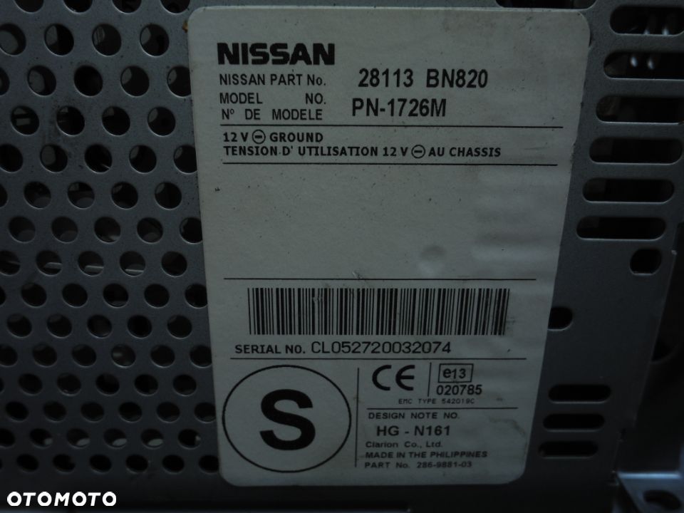 Radio Fabryczne Nissan Almera N16 - 3